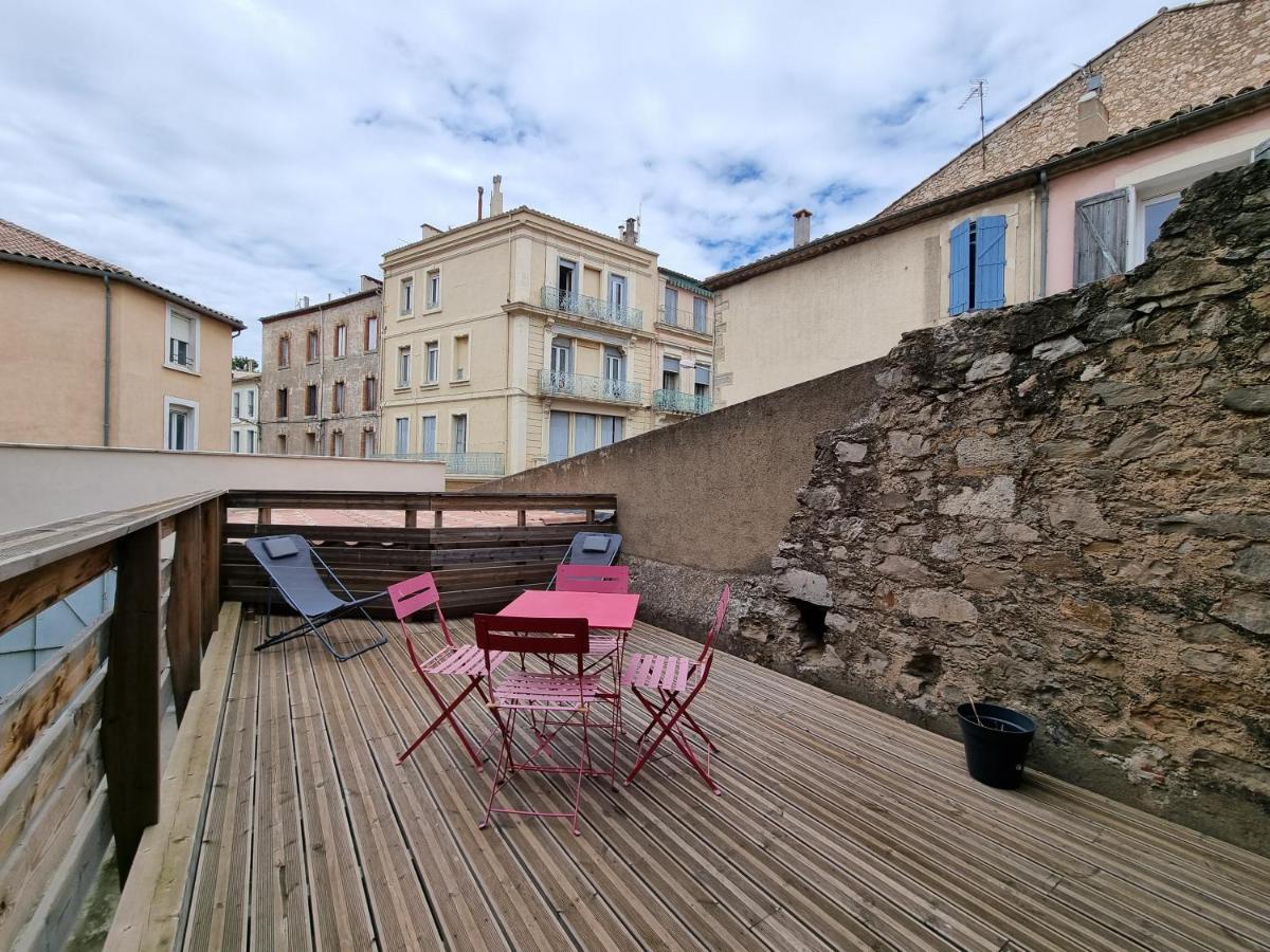 T2 Avec Terrasse 25M², Garage, Plein Centre-Ville Narbonne Exteriér fotografie